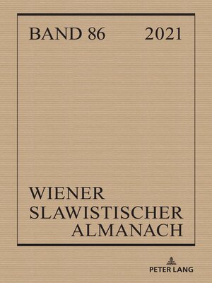cover image of Wiener Slawistischer Almanach Band 86/2021